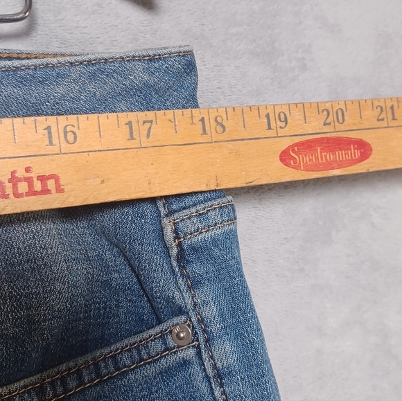 Tommy Hilfiger Women’s Boyfriend Patchwork Distressed Jeans Blue Sz 10 Relaxed - Picture 9 of 11